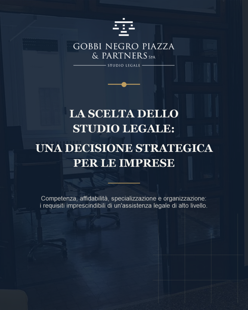 La scelta dello studio legale: una decisione strategica per le imprese
